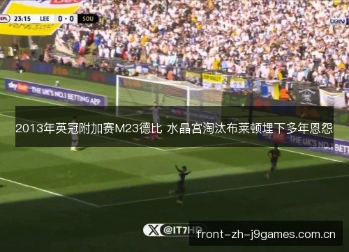 2013年英冠附加赛M23德比 水晶宫淘汰布莱顿埋下多年恩怨
